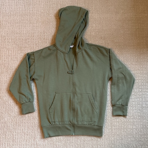 DSG Olive Zip-Up Hoodie - Picture 1 of 2